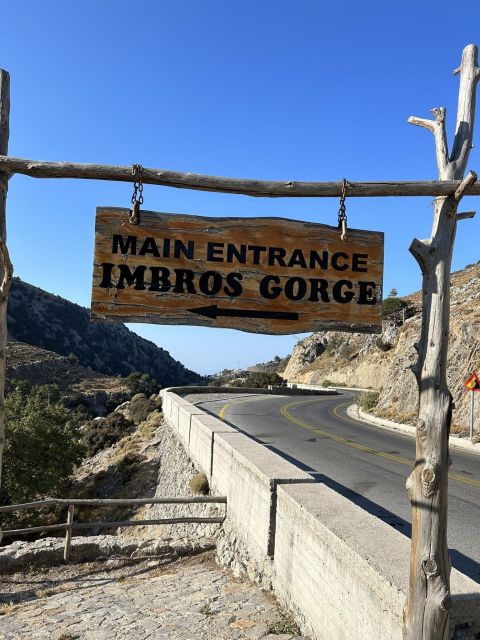 IMBROS GORGE (IMBROS - CHORA SFAKION) - Key Points