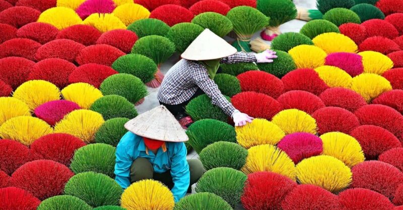 Incense Village & Conical Hat, Train Street Full Day Tour - Full Day Tour