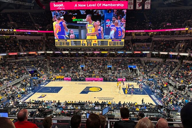 Indiana Pacers Basketball Game Ticket at Gainbridge Fieldhouse - Location and Rating