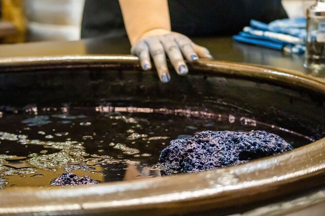 Indigo Dyeing Experience : Scarf / Tokushima, Shikoku - Transportation and Meeting