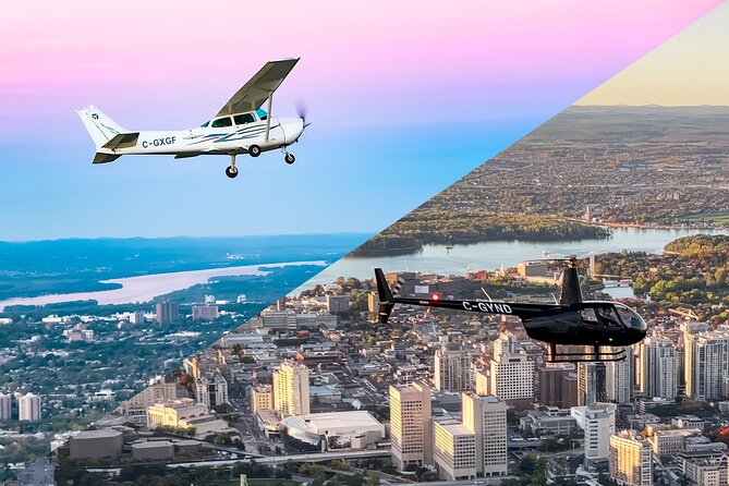 Initiation to Airplane and Helicopter Piloting in Gatineau-Ottawa - Meeting Point and Pickup