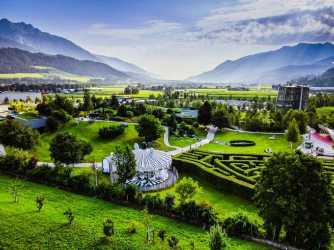 Innsbruck Swarovski Crystal Worlds Ticket and Transfer - The Crystal Cloud and Giants Garden