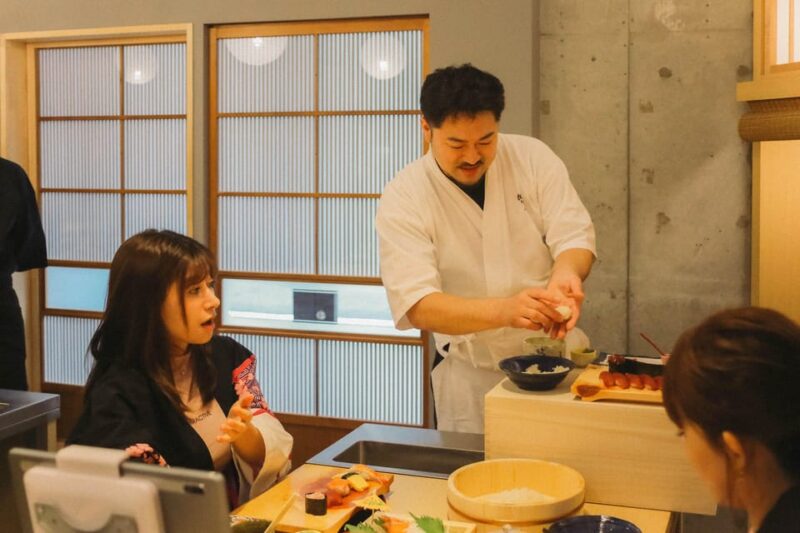 [Input TEXT TRANSLATED INTO English]:Grand Opening! Sushi Making Class Near Tokyo Tower - Booking Options