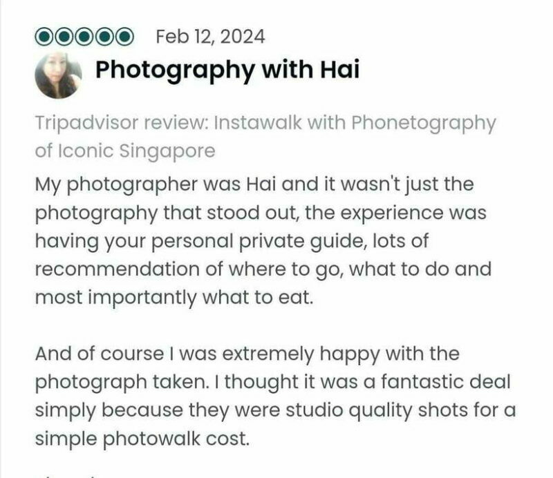 Instawalks of Iconic Singapore Photography Services - Final Thoughts: Is It Worth It?