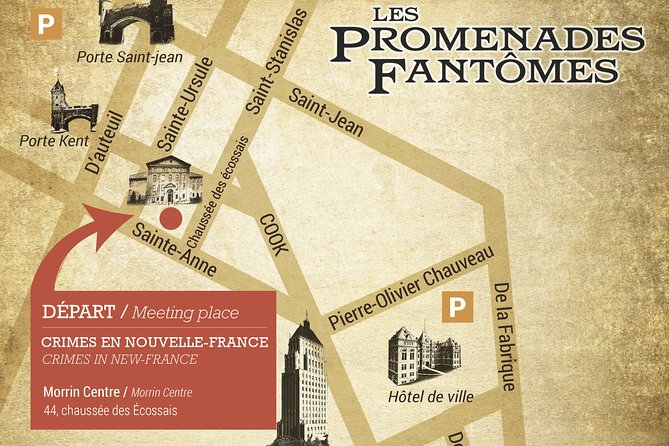 Interactive Street Theatre Crimes in New France - Medical Conditions Disclaimer