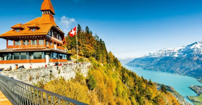 Interlaken: Funicular Ticket to Harder Kulm - Glass-Bottomed Platform