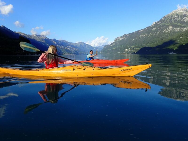 Interlaken: Kayak Tour of the Turquoise Lake Brienz - Highlights of the Kayaking Adventure