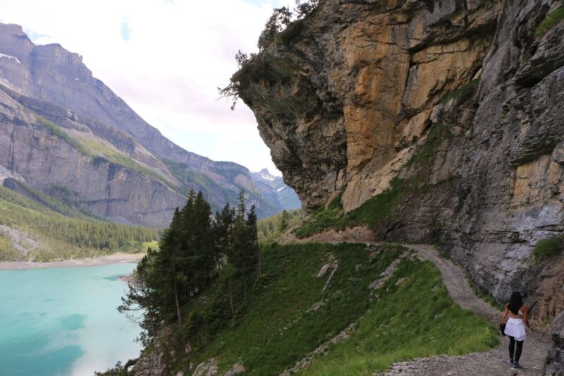 Interlaken: Private Hiking Tour Oeschinen Lake & Blue Lake - Oeschinen Lake Experience