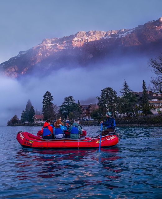 Interlaken: Raclette Rafting - Cozy Atmosphere and Stunning Vistas
