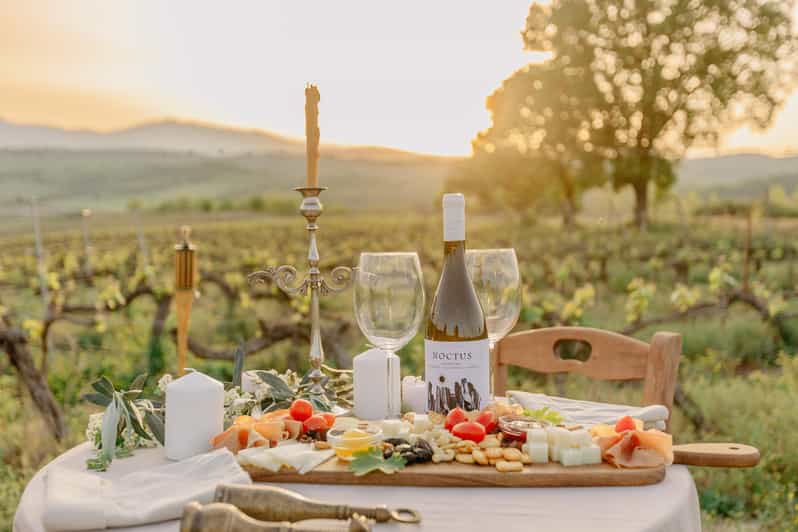 Intimate Romantic Vineyard Set up With Wine Tasting - Guided Tour and Itinerary