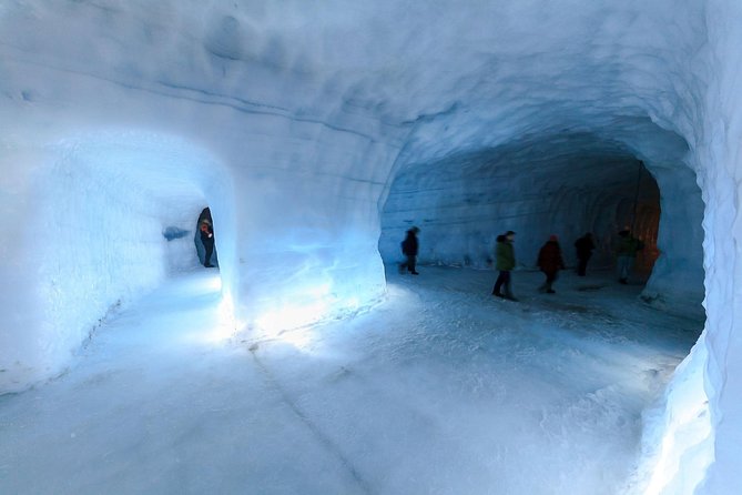 Into the Glacier, Hraunfossar & Barnafoss Waterfalls in a New Mercedes V-Class - Tour Details