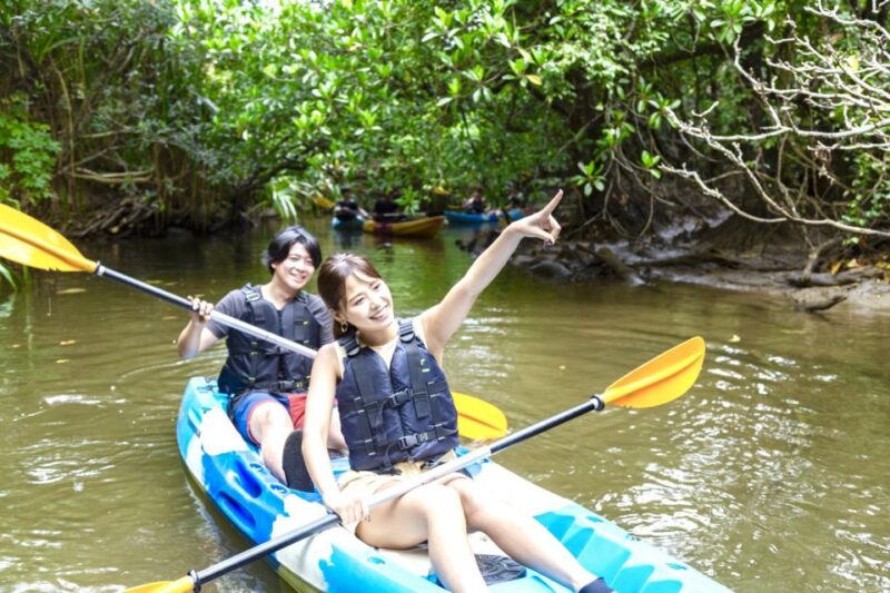 Iriomote Island: Kayaking and Canyoning Tour - Jumping, Sliding, and Swimming