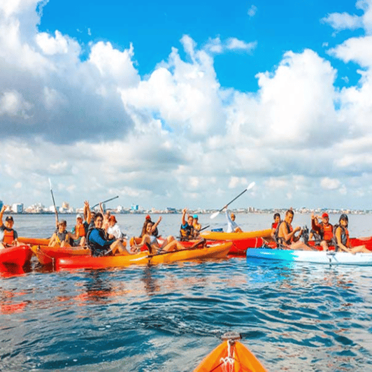 Isla De Sacrificios: Kayak & Snorkel Adventure - Kayaking Through Gulf Waters