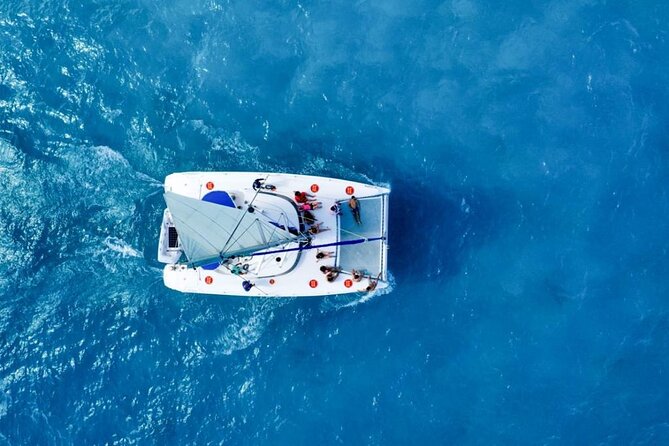 Isla Mujeres Catamaran Tour With Snorkel Transportation All Inclusive - Frequently Asked Questions