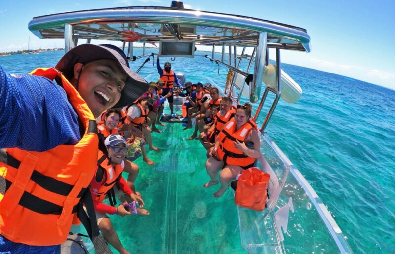 Isla Mujeres: Excursion Crystal Boat Tour at the Caribbean - Key Points