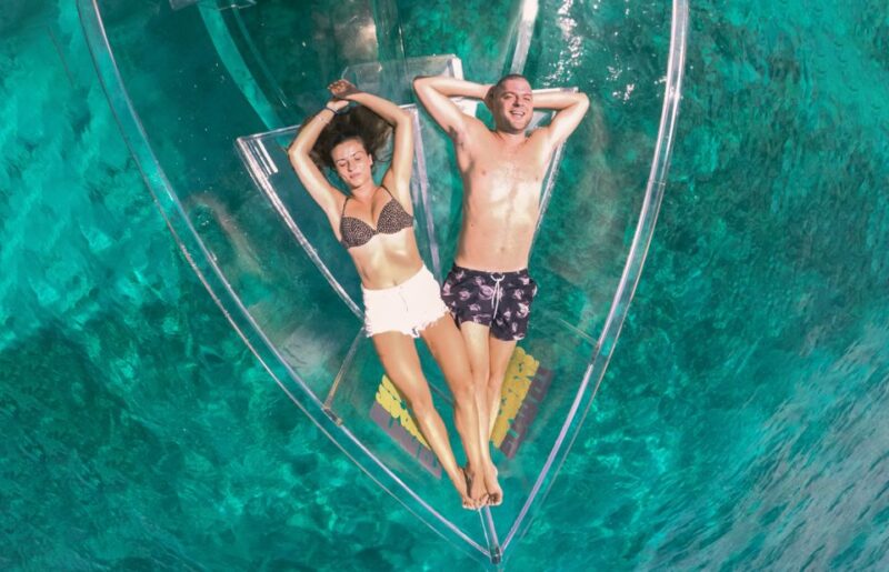Isla Mujeres: Excursion Crystal Boat Tour at the Caribbean - Scenic Views