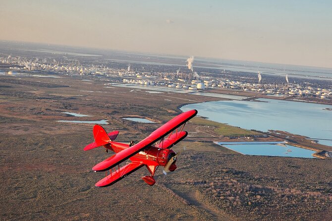 Island and Bolivar Tour, Open Cockpit Biplane Ride - Flight Times