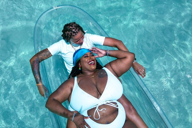 Island Love Stories: Turks & Caicos Clear Kayak Couple Portraits - Romance in Pristine Waters