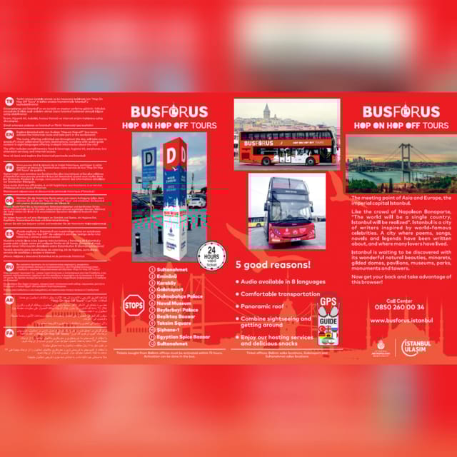Istanbul: 48-Hour Hop-On Hop-Off Double Decker Bus Ticket - Accessibility Features