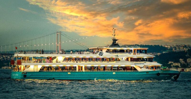 Istanbul: Bosphorus Dinner Cruise , Unlimited Drinks, & Show - Dinner Menu