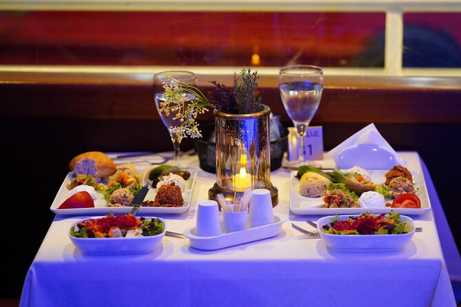 Istanbul Bosphorus Dinner Cruise With Show/Private Table - Dining and Beverage Offerings
