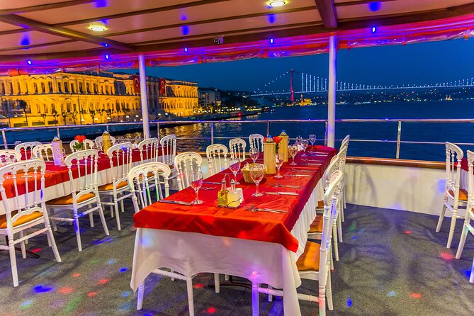 Istanbul Dinner Cruise With Dinner & Entertaintment Private Tables - Booking Information