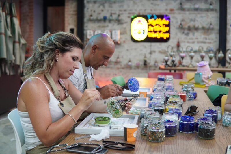 Istanbul: Mosaic Lamp Workshop With Turkish Delight and Tea - Hands-on Mosaic Lamp Creation