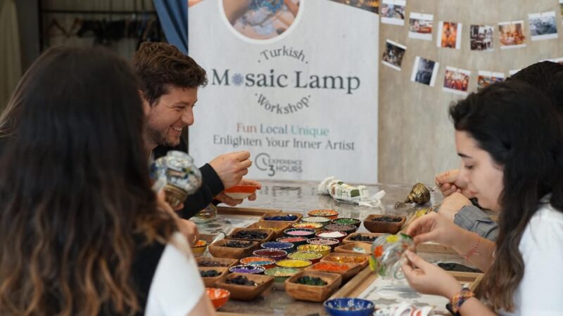 Istanbul: Mosaic Lamp Workshop With Turkish Delight and Tea - Materials and Supplies