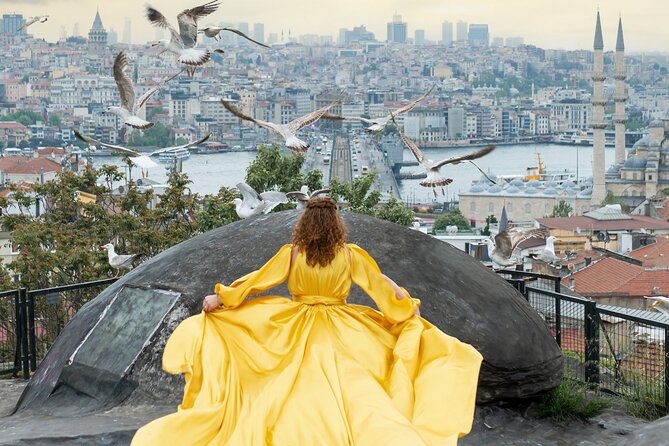 Istanbul Photo Shooting With Flying Dress - Dress and Accessories