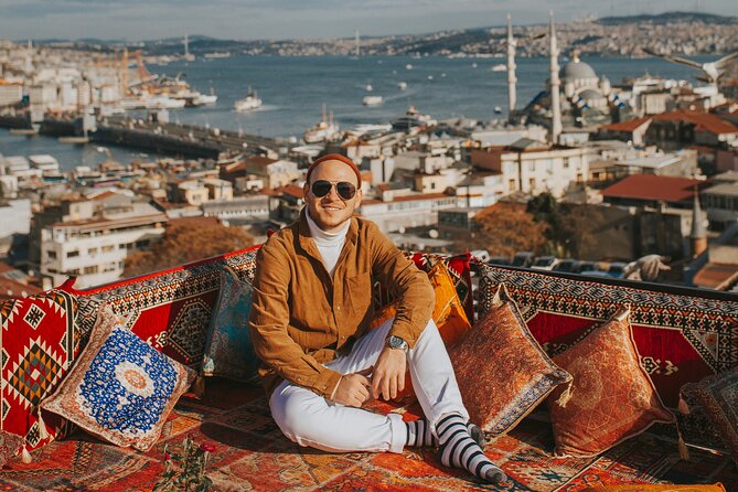 Istanbul Rooftop Photoshoot With Flying Dress - Unique Flying Dress
