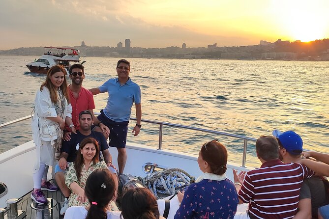 Istanbul Sunset Cruise on Luxury Yacht - Guided Group Cruise - Refreshments and Snacks
