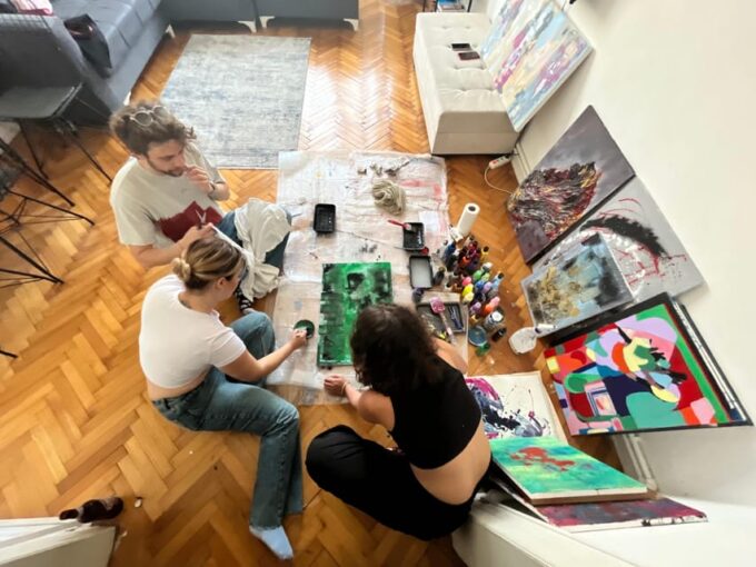 Istanbul: Wine and Paint Workshop With Turkish Fabrics - Frequently Asked Questions