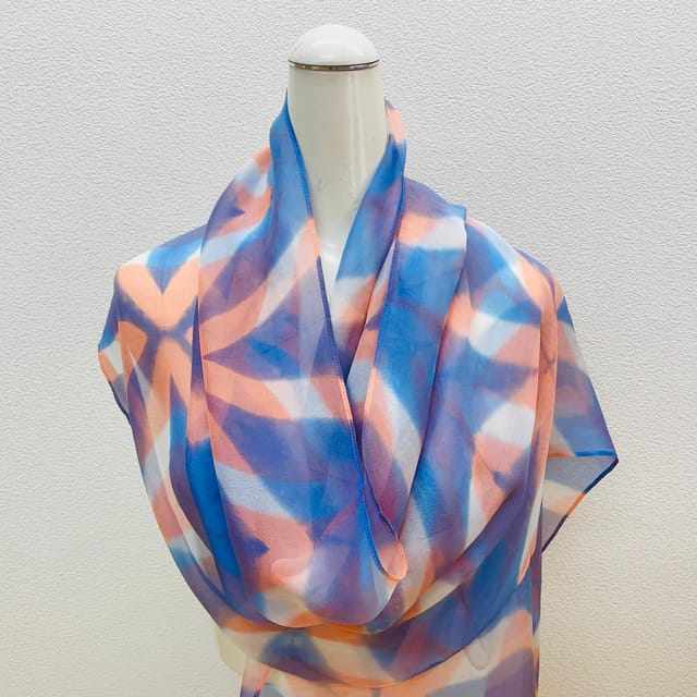 Itajime Shibori Scarf Class at Kyoto Shibori Museum - Capturing the Beauty of Kyoto