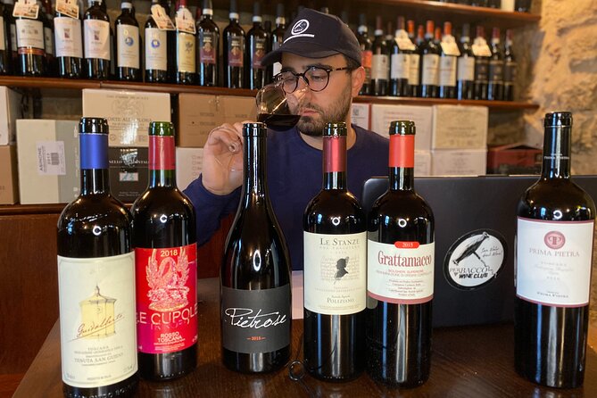 Italian Wine Tasting With Professional Sommelier in Montepulciano - Included Amenities