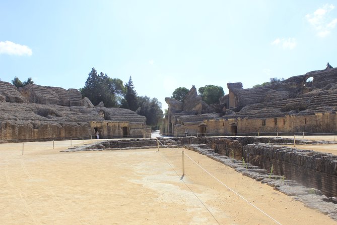Italica Roman City Tour From Seville - Amphitheater With Seating Capacity