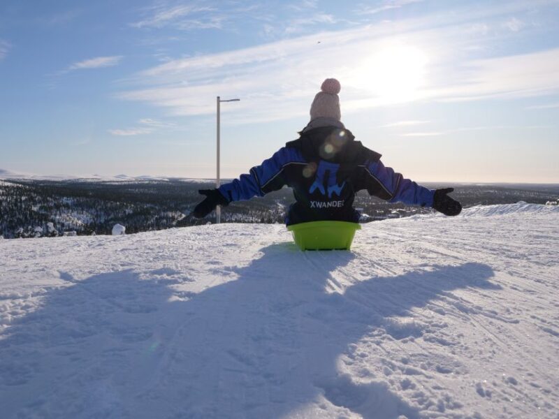 Ivalo: Aurora Adventure Holiday in Northern Lapland - Survival Skills and Ice Swimming