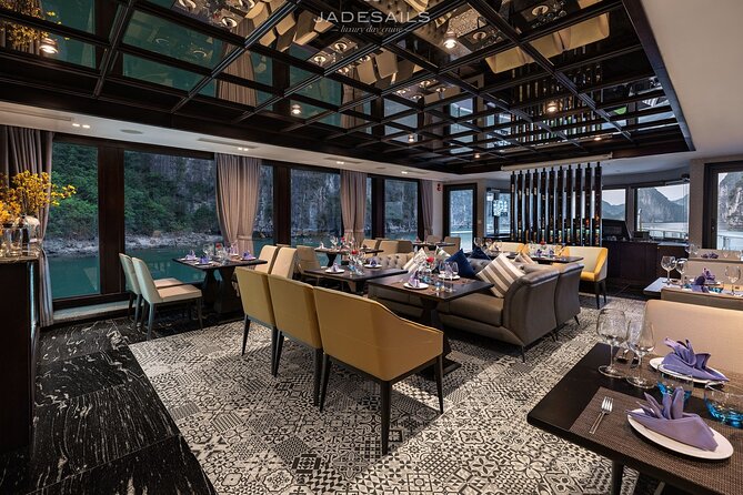 Jade Sails – Halong & Lan Ha Bay The Most Luxurious Day Tour - Culinary and Entertainment Offerings