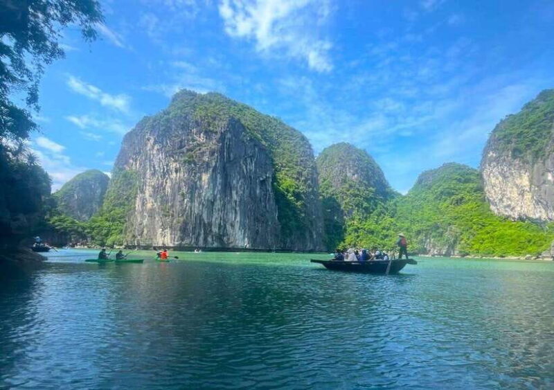 Jade Sails: the Most Luxurious Day Cruise Explore Lan Ha Bay - Kayaking and Swimming at Ao Ech Lagoon