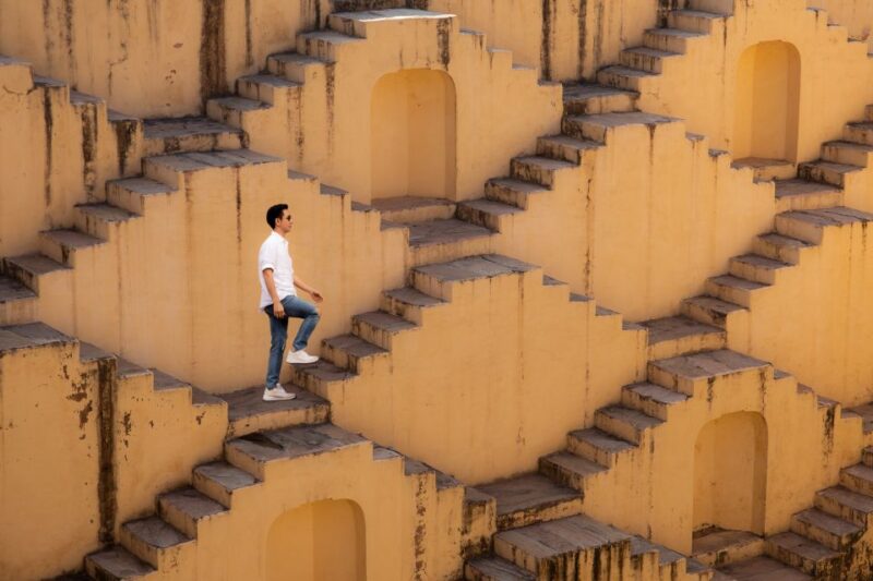 Jaipur Amer Fort, Jal Mahal & Stepwell Private Half-Day Tour - Key Points