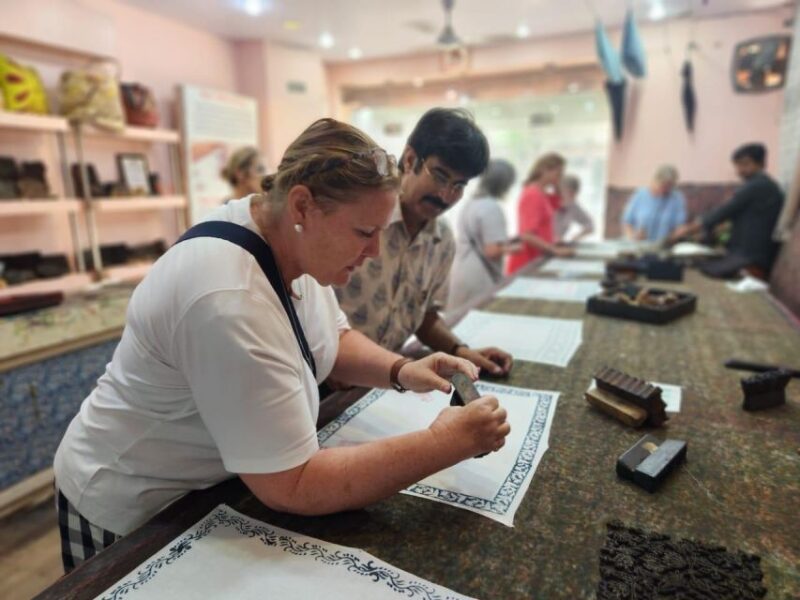 Jaipur: Block Printing Workshop In the Heart of City Center - Key Points