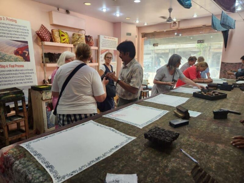 Jaipur: Block Printing Workshop In the Heart of City Center - Hands-on Textile Experience