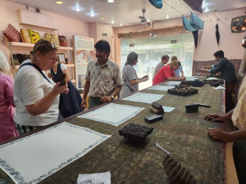 Jaipur: Block Printing Workshop In the Heart of City Center - Personalized Instructor Support