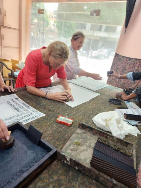 Jaipur: Block Printing Workshop In the Heart of City Center - Printing Material Choices
