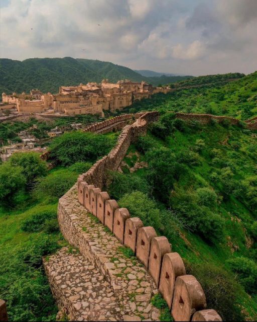 Jaipur Half-Day Tour Amer Fort, Jal Mahal & Stepwell - Hawa Mahal Guided Tour