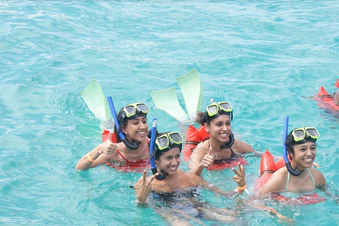 Jamaica Dunns River Falls Party Cruise With Snorkeling - Detailed Itinerary