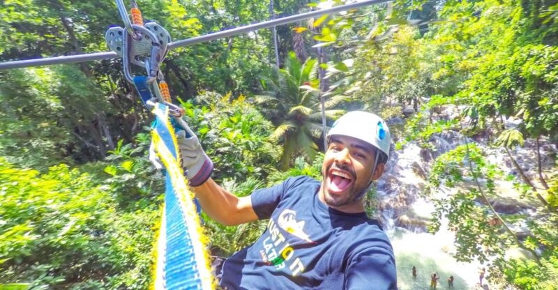 Jamaica: Zipline and Dunns River Falls Adventure - Key Points