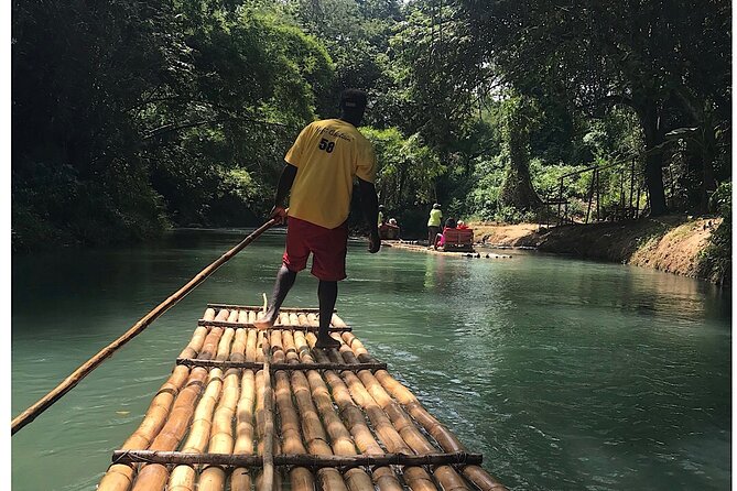 Jamaica's #1 Bamboo Rafting Experience in Montego Bay + Massage - River Vendors and Souvenirs