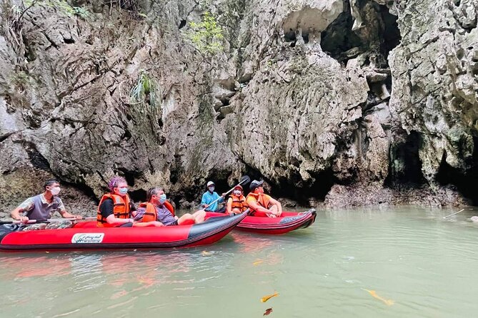 James Bond Island Canoeing 7 Point 5 Island By Speedboat From Phuket - Canoeing Through Caves