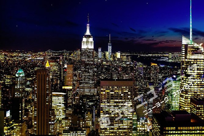 JAPANESE Guided Tour!! New York Night Tour From 3 Gorgeous Spots, Inside & Outside of Manhattan, Including FREE Top of the Rock Observation Ticket - Meeting and Pickup Details