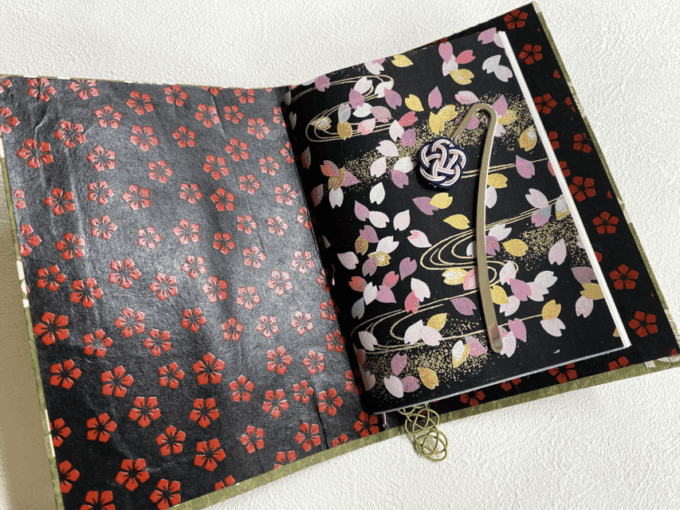 Japanese Paper Notebook and Mizuhiki Belt Bookmark Workshop - Premium Materials Provided